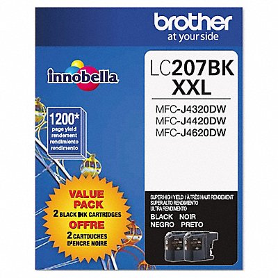 Ink Cartridge 1200 Page-Yield Black PK2