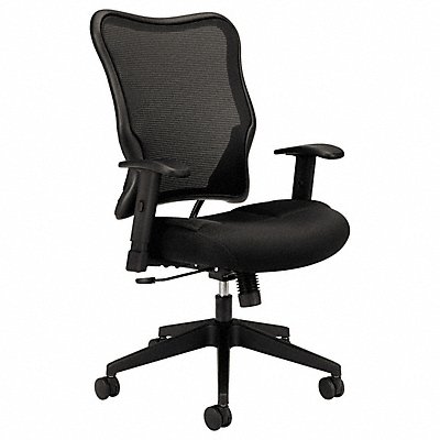 Chair Hi-Back Mesh Fab Black