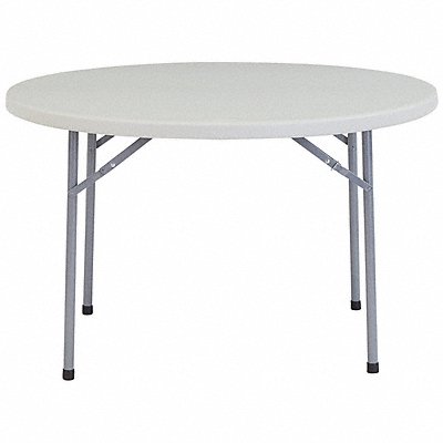 Fldg Tbl Round Polypropylene 48 Dia