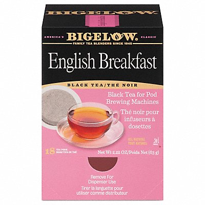 Tea 1.9 oz Net Wt Tea Bags PK18