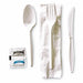 Disp Cutlery Set White Med Weight PK250