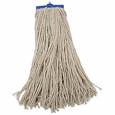 Flat Mop Head White Cotton PK12