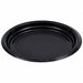 Disp Plastic Plate 9 in Black PK500