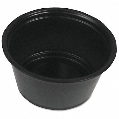 Disposable Portion Cup 2 oz Black PK2500