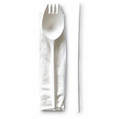 Disp Cutlery Set White Med Weight PK1000