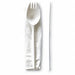 Disp Cutlery Set White Med Weight PK1000