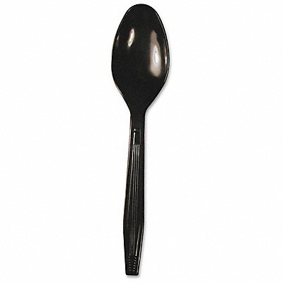 Disposable Spoon Black Heavy PK1000