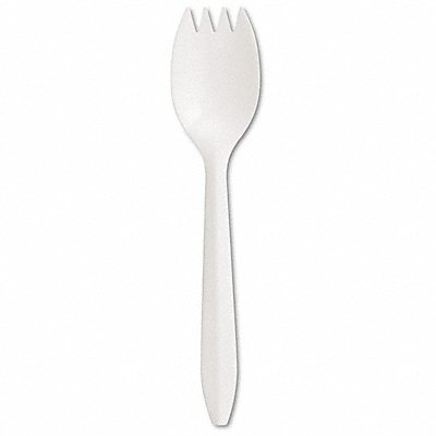 Disposable Spork White Med PK1000