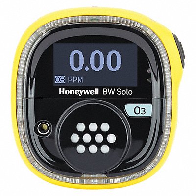 Single Gas Detector Black/Yellow 2-5/8 H