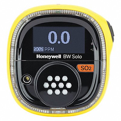 Single Gas Detector Black/Yellow 2-5/8 H