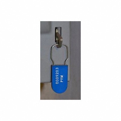 Padlock Seals Blue Polypropylene PK1000