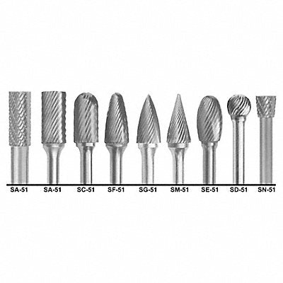 Carbide Bur Set