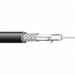 Coaxial Cable 18 ga 100 ft L Black