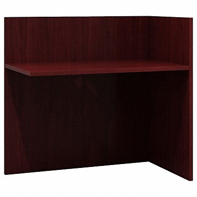 Reception Desk Return Mahogany 29 in H