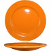 Wide Rim Plate 9 Dia Orange PK24