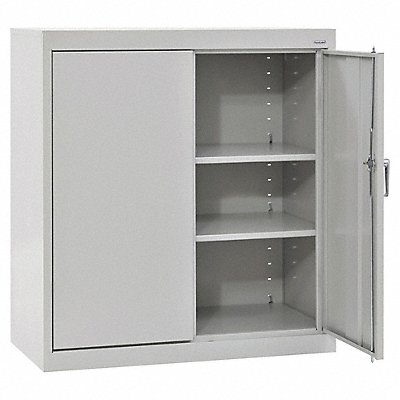 Shelving Cabinet Gray Cap. 180 lb Keyed