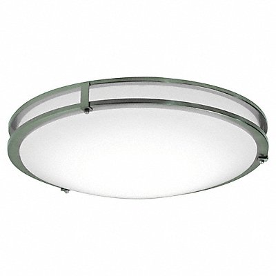 LED Flush Mount 12 Dia 120V Gray/White