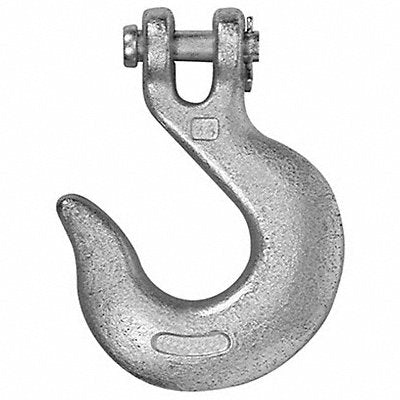 Slip Hook 3/8 in 5400 lb Clevis Silver