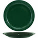 Narrow Rim Plate 9 Dia Green PK24