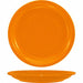 Narrow Rim Plate 9 Dia Orange PK24