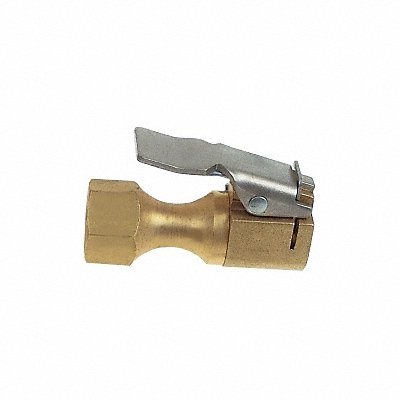 Air Chuck 1/4-18 NPT Brass Clip-On