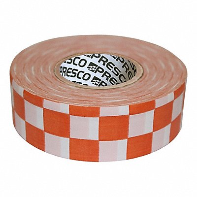 Flagging Tape Wh/Orng 300 ft x 1-3/8 In