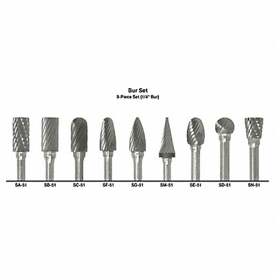 Carbide Bur Set