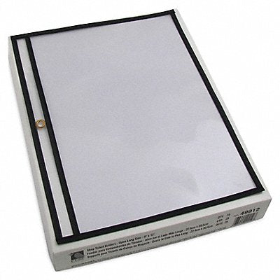 Holder Open Side 9x12 Clear PK25