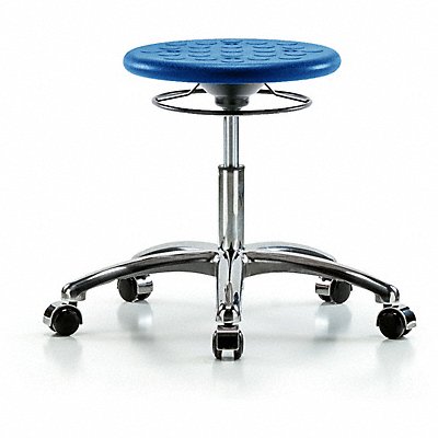 Cleanroom Polyurethane Stool Blue