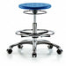 Cleanroom Polyurethane Stool Blue