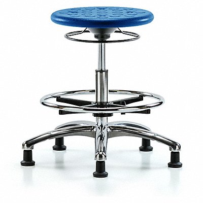 Cleanroom Polyurethane Stool Blue