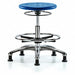 Cleanroom Polyurethane Stool Blue