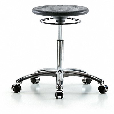 Cleanroom Polyurethane Stool Black