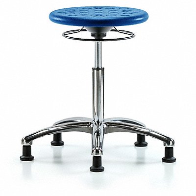 Cleanroom Polyurethane Stool Blue