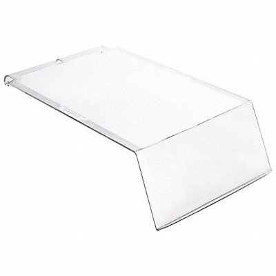 Lid Crystal Styrene 14 in L 6 9/16 in W