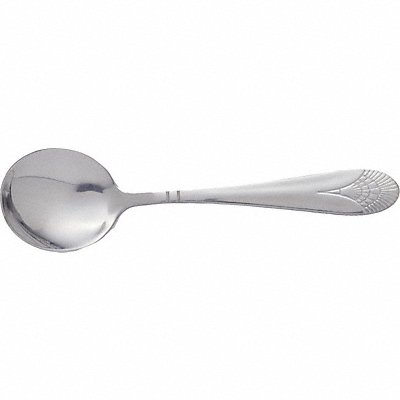 Bouillon Spoon 6 1/8 in L Silver PK12