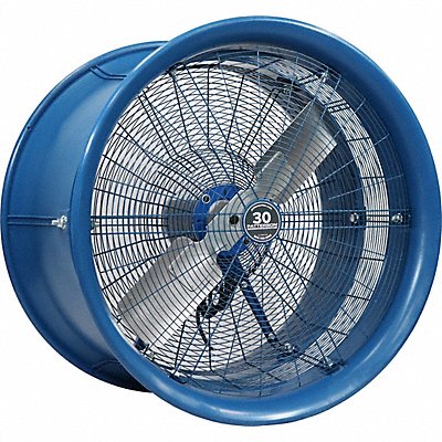 High-Velocity Industrial Fan Blue 37in L