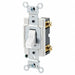 Wall Switch White Single Pole 2 hp