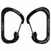 Locking Carabiner Clip Black 2 in.
