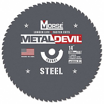 Circular Saw Blade 14 in Blade 66 Teeth