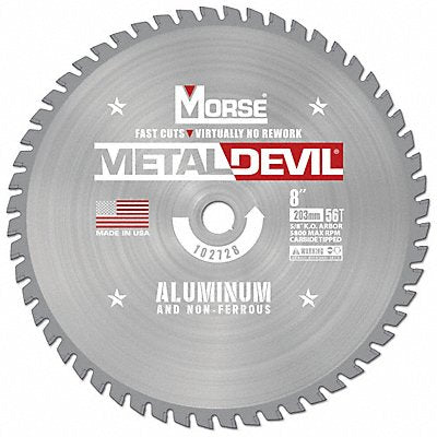 Circular Saw Blade 8 in Blade 56 Teeth