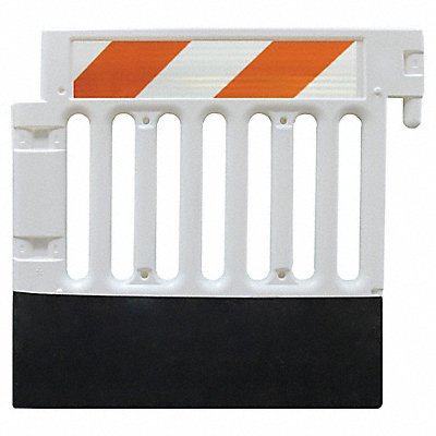 H6510 Crowd/Traffic Control Barricade White