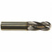 Ball End Mill Single End 1/2 Carbide