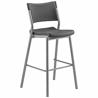 Cafe Height Stool 42 H 17 W Charcoal