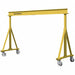 Portable Gantry Crane 10 ft H Yellow