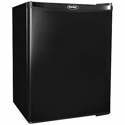 Refrigerator Black 17-5/8in D 2.3 cu ft