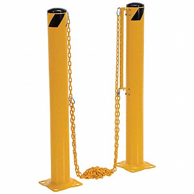 Dock Chain Barrier Bollard 146-1/4 L