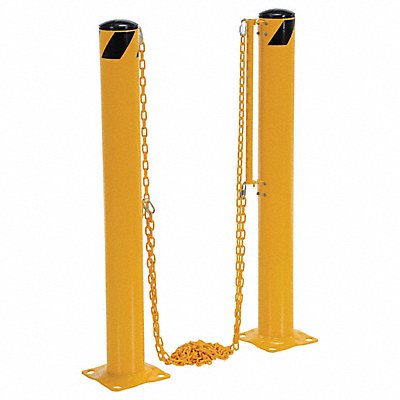 Dock Chain Barrier Bollard 147-3/8 L