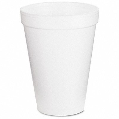 Disposable Hot/Cold Cup 12 oz White PK25