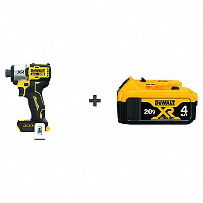 Impact Driver 20V Max XR w/ Bonus DCB204